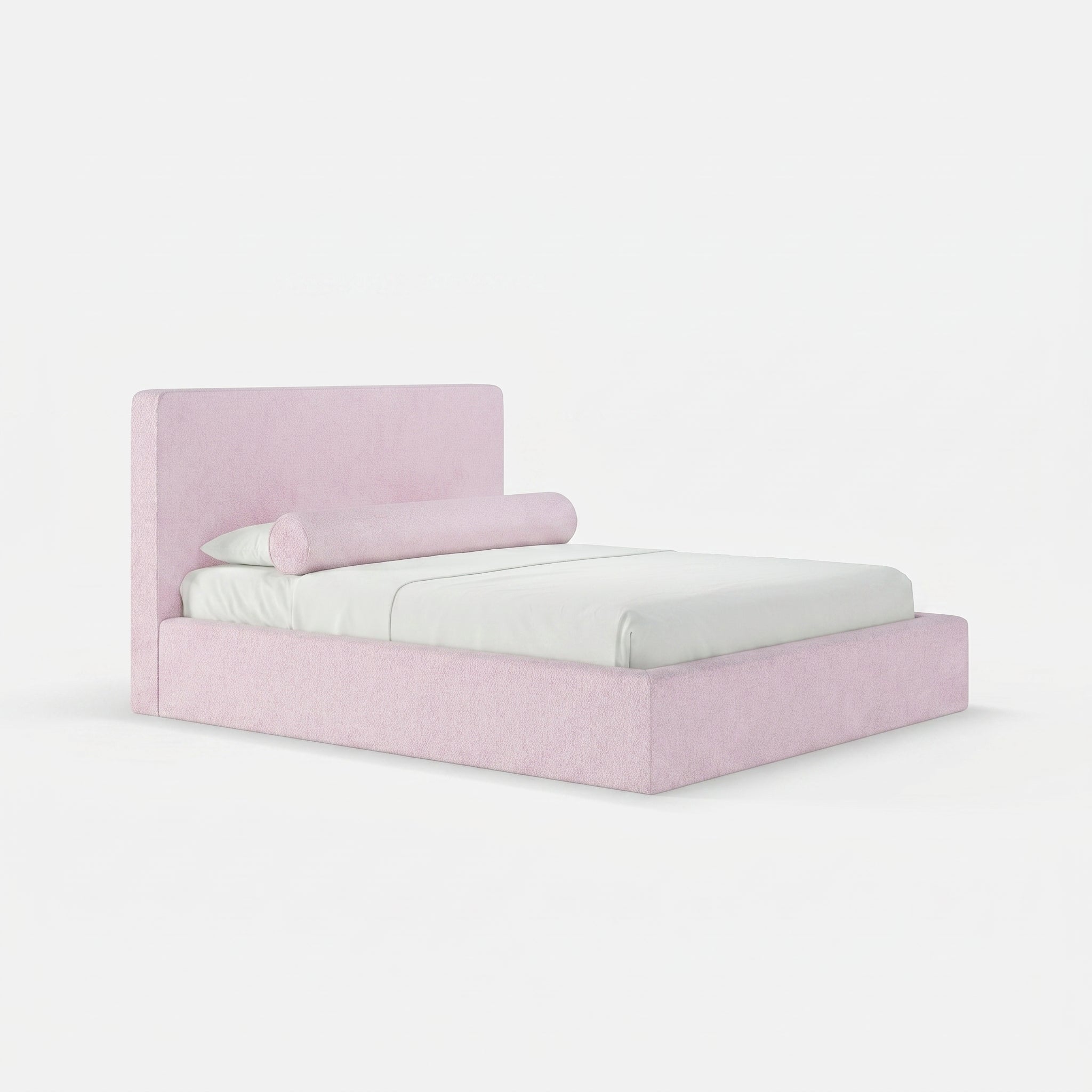 Mochi Frame King Elora — Powder Pink Bouclé — Side