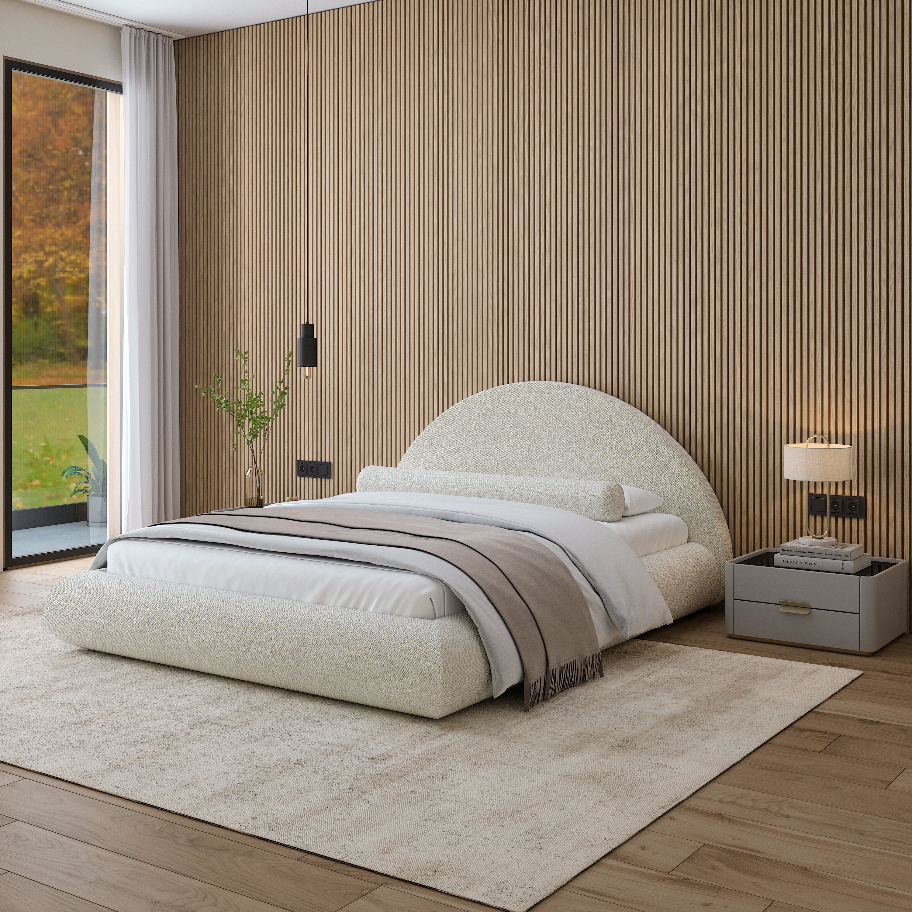 Lit rond Neva | Lit minimaliste pour votre chambre
