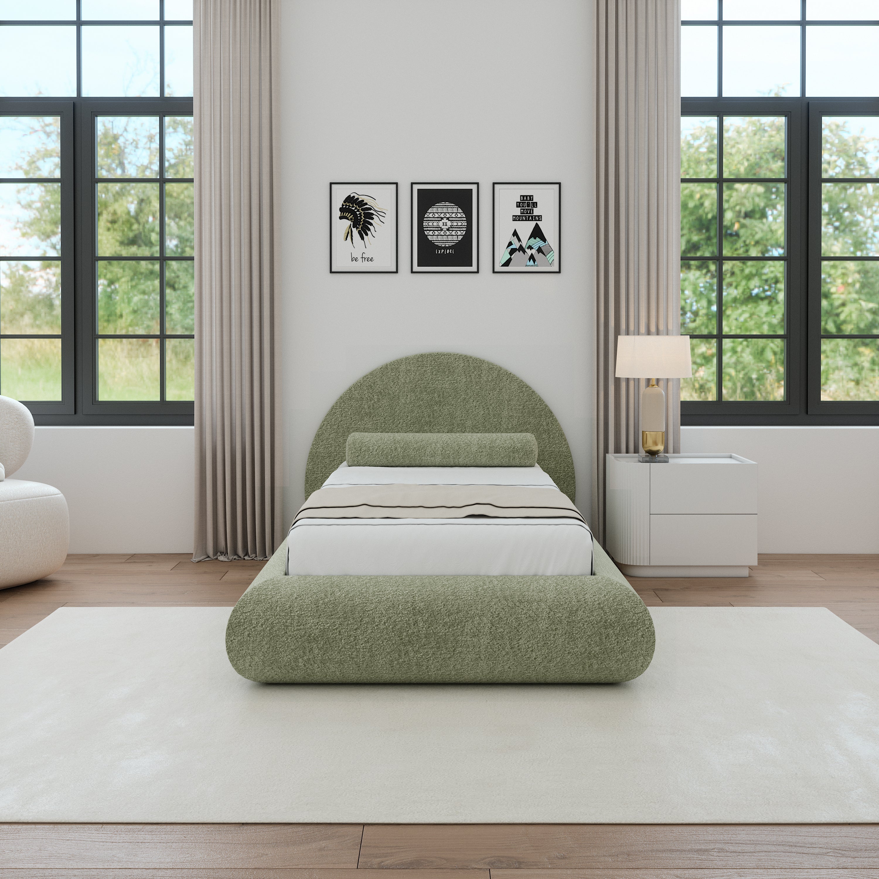 Lit cabane enfant Minty Mochi Bed Kids vert menthe