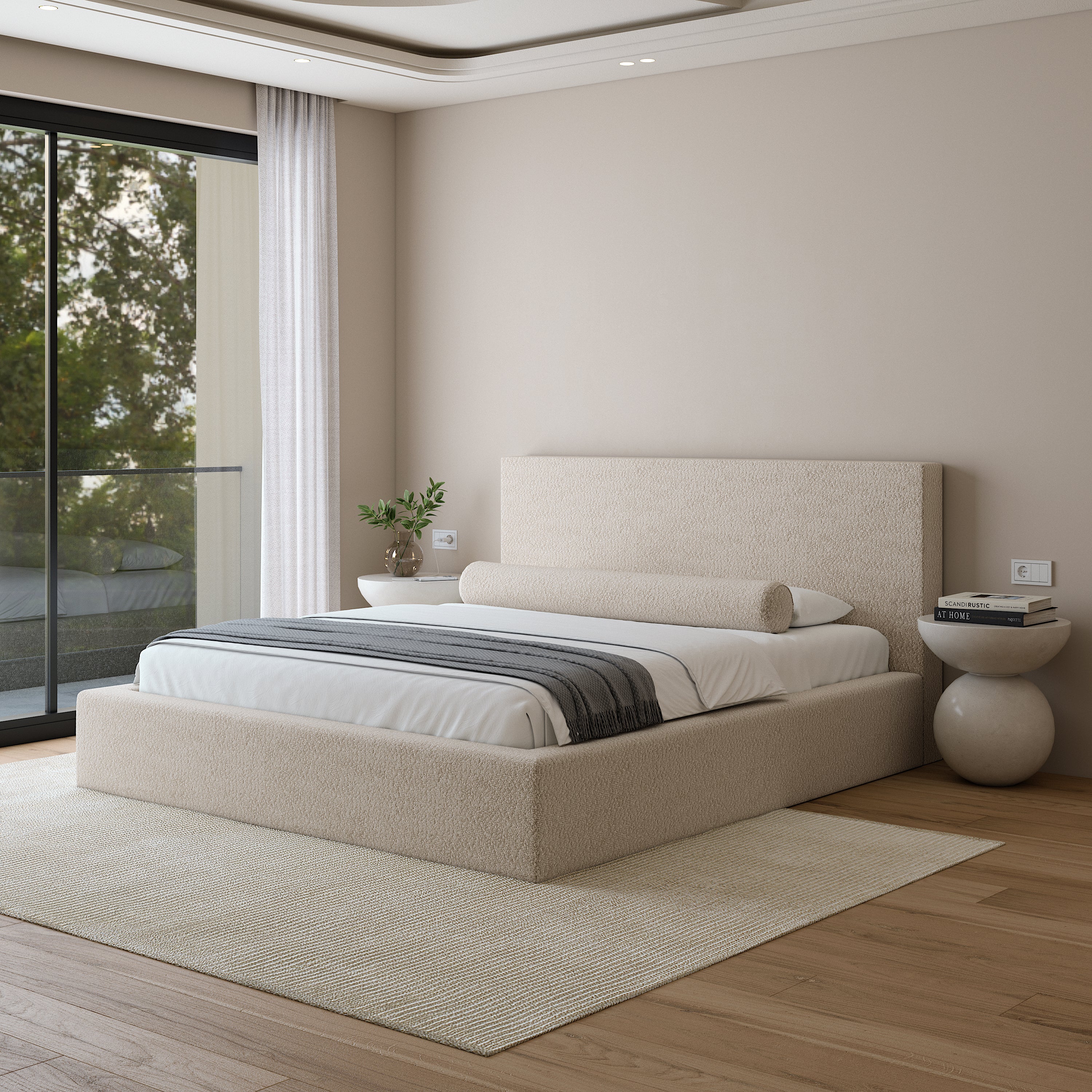 Musha Bed Frame | Lit scandinave avec confort cocooning