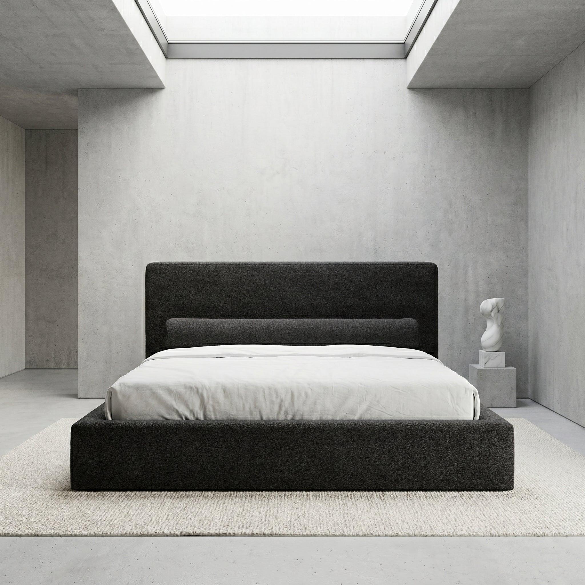 Mochi Frame King Onyx — Brutalist Concrete