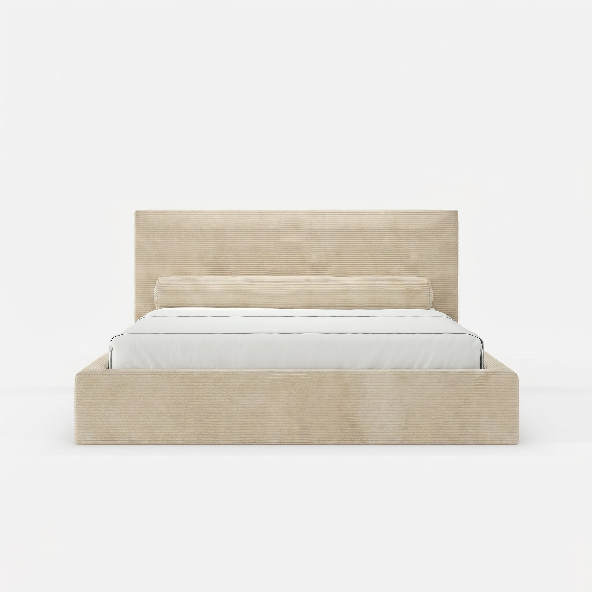 Mochi Frame King Ostra — Corduroy Beige — Front
