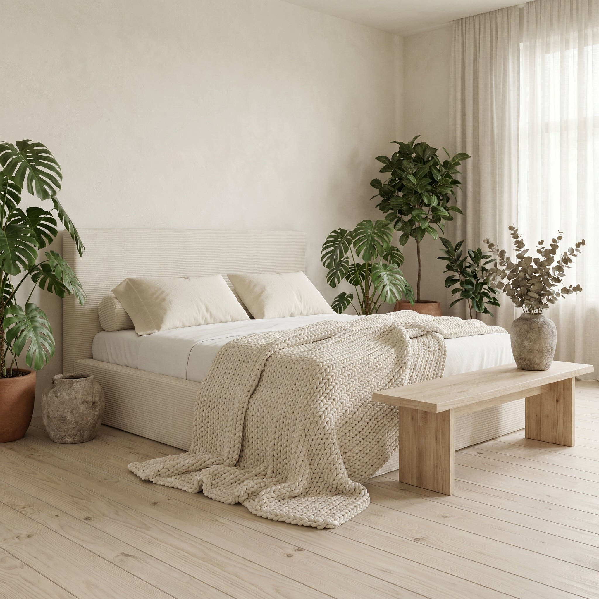 Mochi Frame King Véria — Organic Natural 3/4