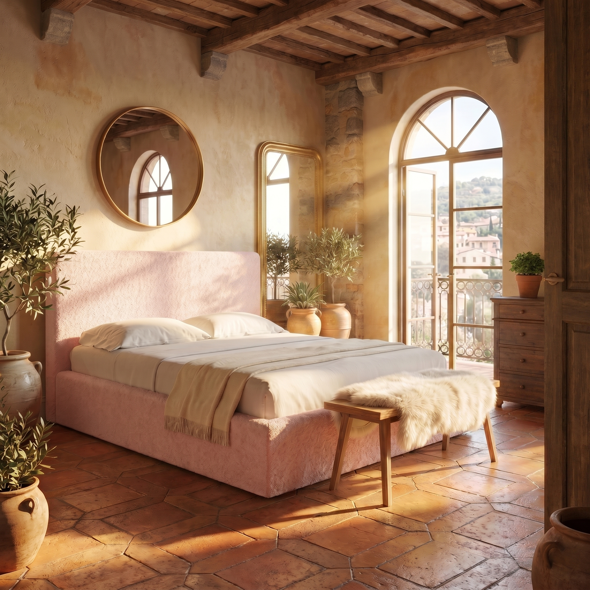 Mochi Frame King Elora — Tuscan Villa Boudoir