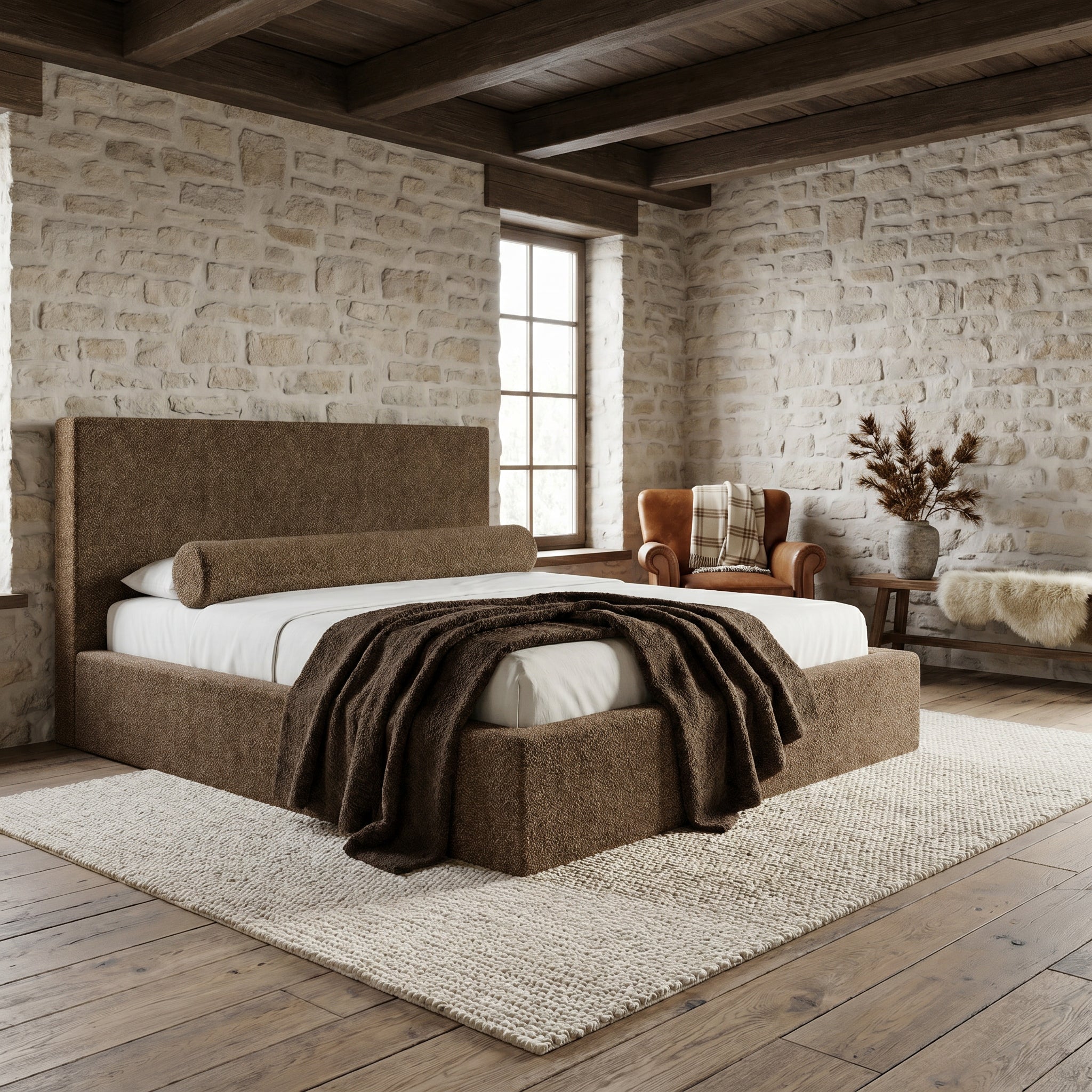 Mochi Frame King Brunna — Mountain Chalet Cozy 3/4
