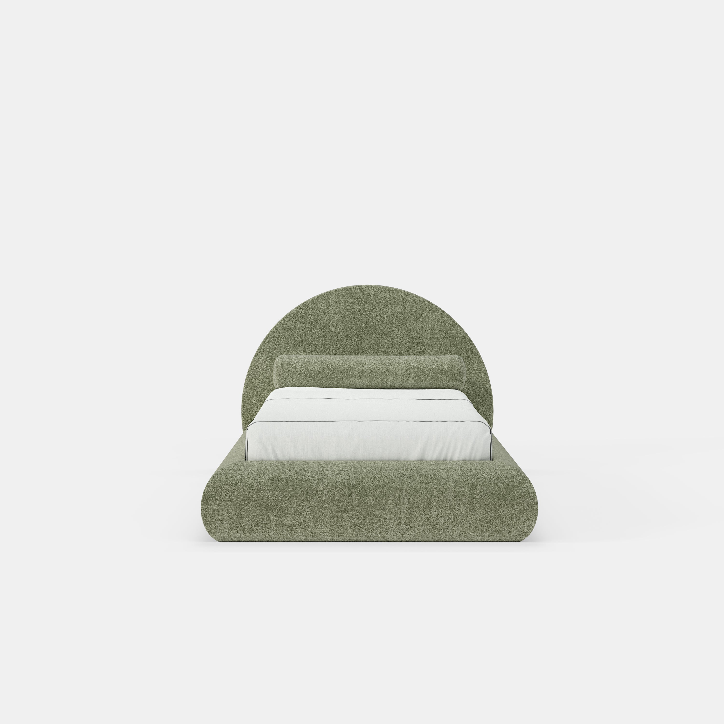 Minty Mochi Bed Kids – lit enfant douillet vert menthe