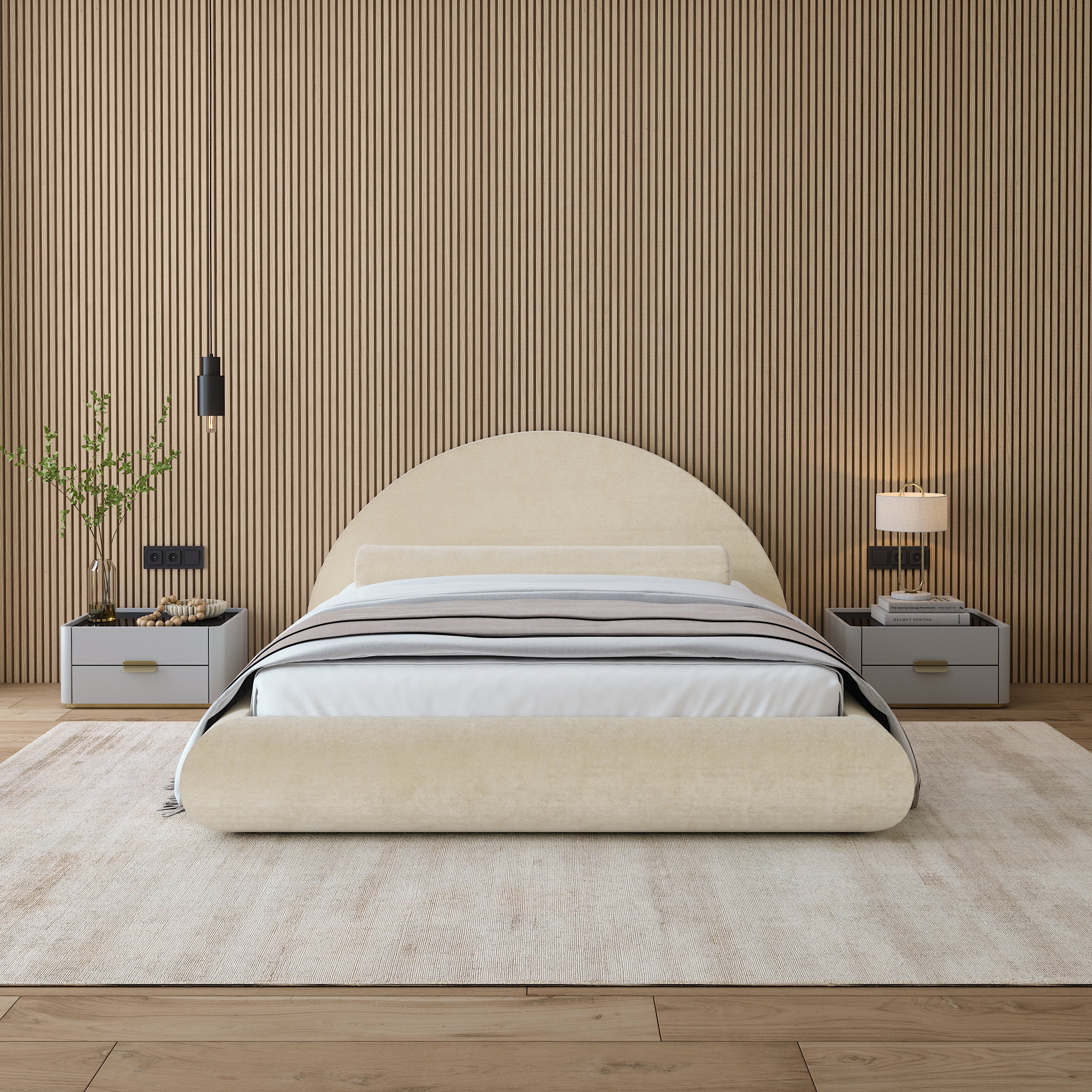 Marvallo Mochi Bed – Luxe et Élégance Intemporelle
