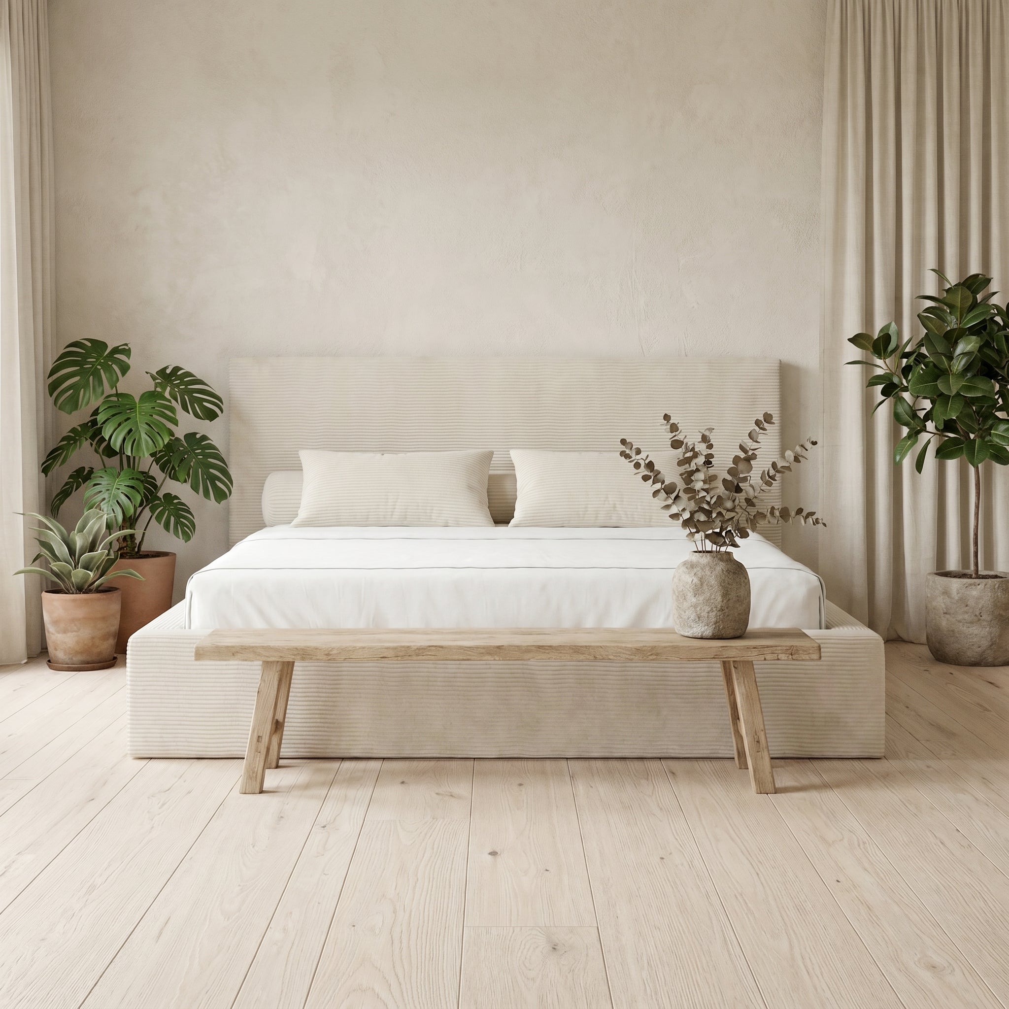 Mochi Frame King Véria — Organic Natural Face-on